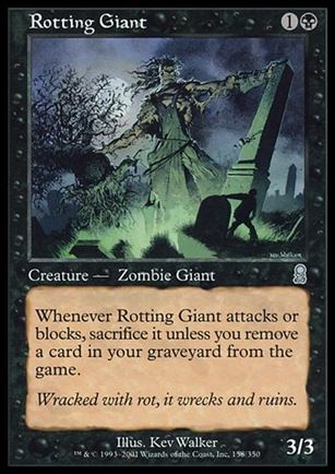 Magic the Gathering: Odyssey (Base Set) card 158 Rotting Giant
