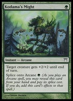 Magic the Gathering: Champions of Kamigawa (Base Set) card 224 Kodama's Might