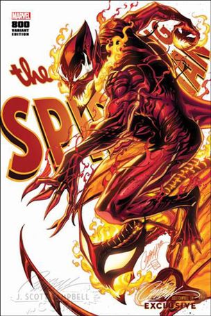 Amazing Spider-Man (1963) issue 800-WU J. Scott Campbell Red Goblin Cover 1/1800