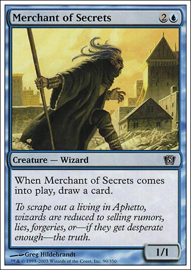 Magic the Gathering: 8th Edition (Base Set) card 90 Merchant of Secrets