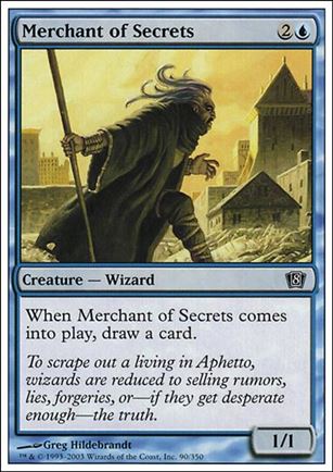 Magic the Gathering: 8th Edition (Base Set) card 90 Merchant of Secrets