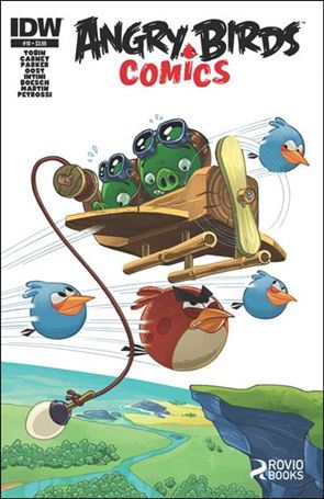 Angry Birds Comics (2014) issue 10 Paco Rodriques Cover