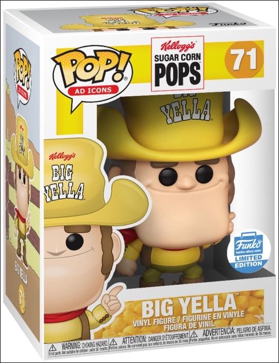 POP! Ad Icons figure 71 Big Yella Funko Shop Exclusive