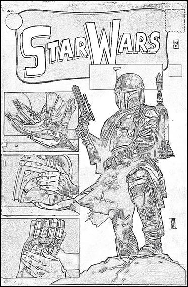 Star Wars (2015) issue 1-YU Alex Maleev Warp 9 Sketch Cover 1/1500