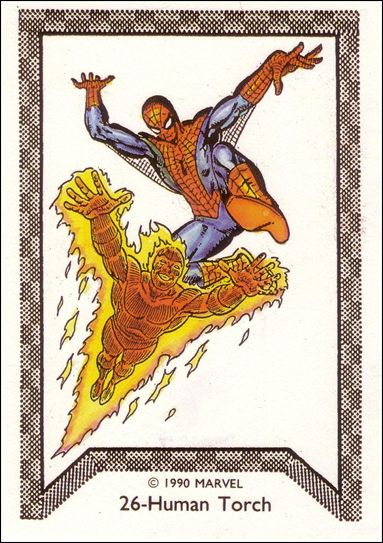 Spider-Man Team-Up (Base Set)   card 26 Human Torch