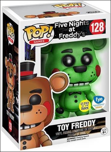 POP! Games figure 128-B Toy Freddy  GITD