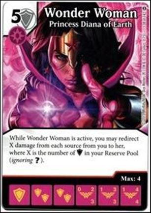 DC Comics Dice Masters War of Light card 138 Wonder Woman: Princess Diana of Earth