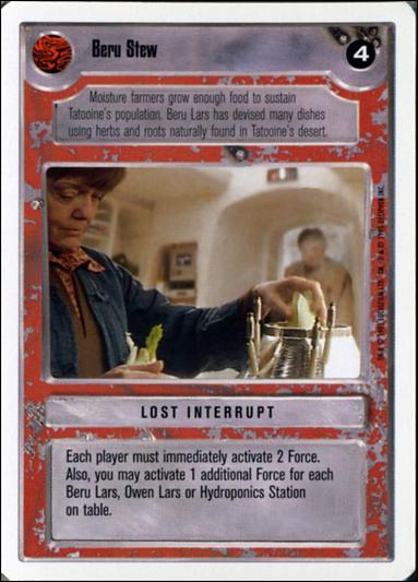 Star Wars: Premiere Unlimited (Base Set) card 232 Beru Stew