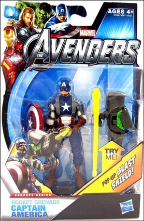 Avengers (2012) figure 4 RGrenade Captain America (Concept Series) Masked