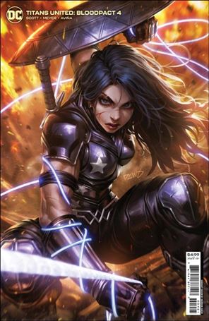 Titans United: Bloodpact issue 4-B Derrick Chew Cardstock Cover