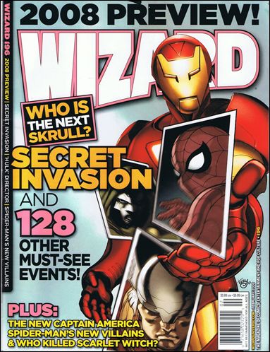 Wizard: The Magazine of Comics, Entertainment and Pop Culture issue 196-B Secret Invasion Cover