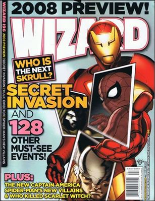 Wizard: The Magazine of Comics, Entertainment and Pop Culture issue 196-B Secret Invasion Cover