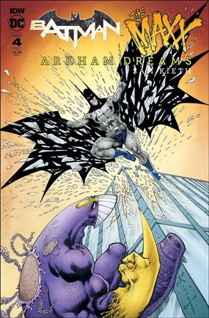 Batman/The Maxx: Arkham Dreams issue 4 Sam Kieth Yellow Cover