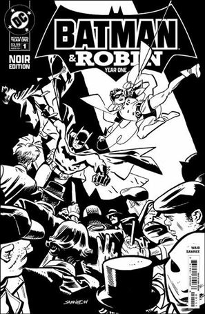 Batman and Robin: Year One - Noir Edition Cover Image 1