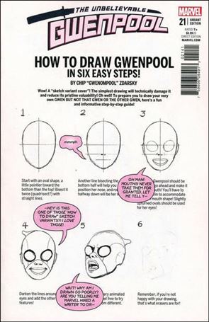 Unbelievable Gwenpool issue 21-C Chip Zdarsky 