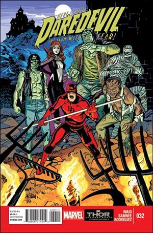 Daredevil (2011) issue 32 Chris Samnee Cover