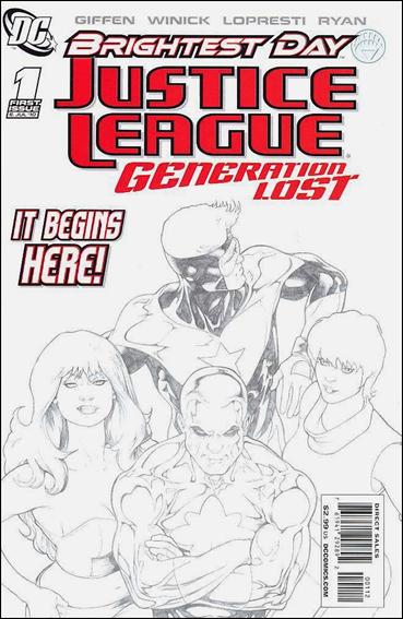 Justice League: Generation Lost issue 1-C Kevin Maguire Sketch Cover (2nd Printing)