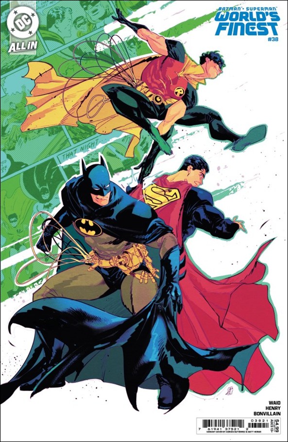 Batman/Superman: World's Finest issue 38-C Adrián Gutiérrez Connecting Cardstock Cover