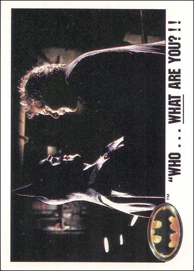 Batman: Series 1 (Base Set) card 18 "Who... What are you?!!"