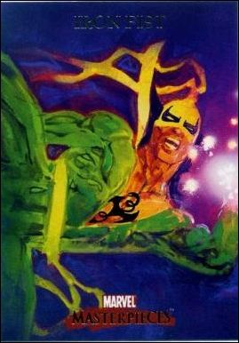 2007 Marvel Masterpieces (Base Set) card 42 Iron Fist