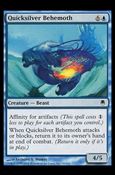 Magic the Gathering: Darksteel (Base Set) card 30 Quicksilver Behemoth