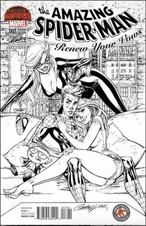 Amazing Spider-Man: Renew Your Vows (2015) issue 2-E J Scott Campbell Stan Lee Collectible Sketch Cover