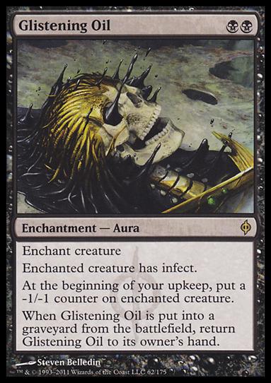 Magic the Gathering: New Phyrexia card 62 Glistening Oil