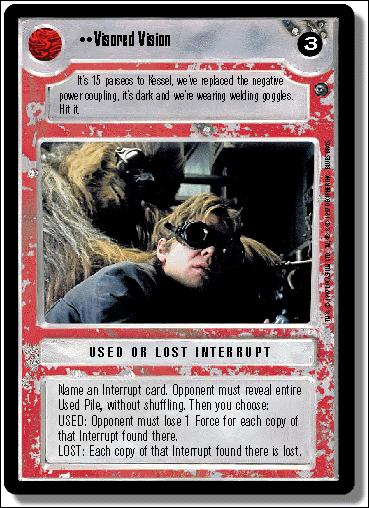 Star Wars: Dagobah Limited (Base Set) card 162 Visored Vision