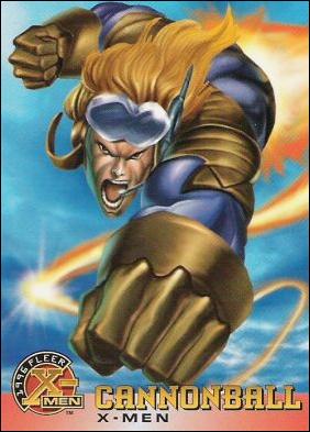 1996 Fleer X-Men Wal-Mart (Base Set) card 4 Cannonball