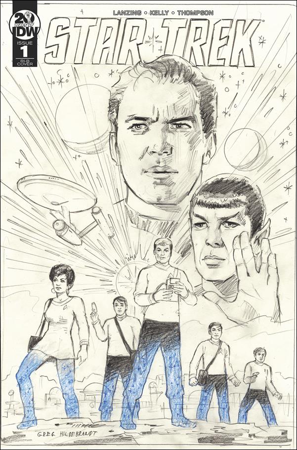 Star Trek: Year Five issue 1-C Greg Hildebrandt 1:25 Sketch Cover