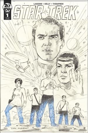 Star Trek: Year Five issue 1-C Greg Hildebrandt 1:25 Sketch Cover