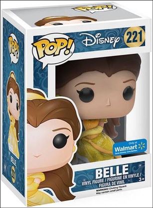 POP! Disney figure 221-B Belle (Glitter) Walmart