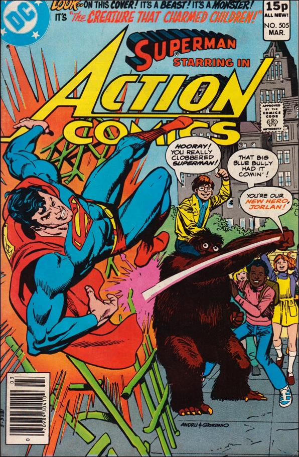 Action Comics (1938) issue 505-C UK Price Cover