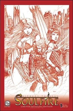 Michael Turner's Soulfire (2011) issue 1-C Jason Fabok 1:15 Sketch Cover