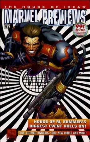 Marvel Previews (2003) issue 22 Flipbook w/ David Finch New Avengers Cover