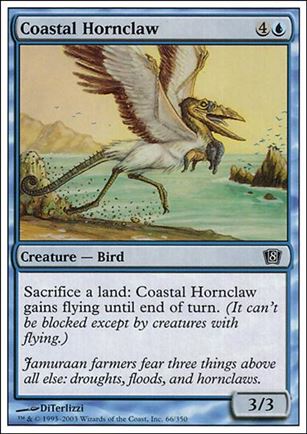 Magic the Gathering: 8th Edition (Base Set) card 66 Coastal Hornclaw