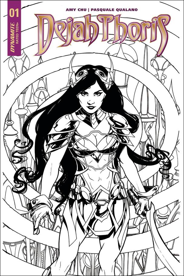Dejah Thoris (2018) issue 1-E Mike McKone 1:10 Black and White Cover