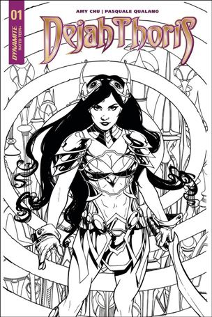 Dejah Thoris (2018) issue 1-E Mike McKone 1:10 Black and White Cover
