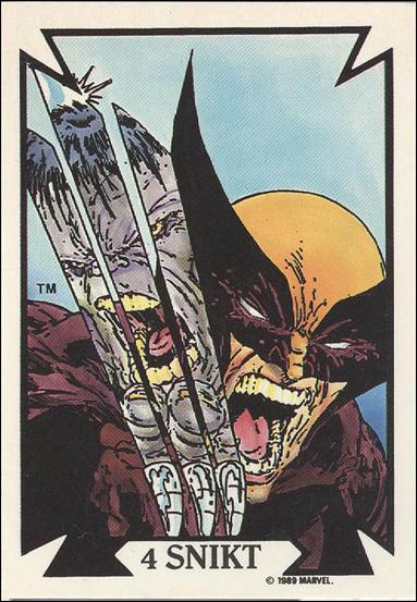 Todd McFarlane Super Heroes: Series 1 (Base Set) card 4 Snikt
