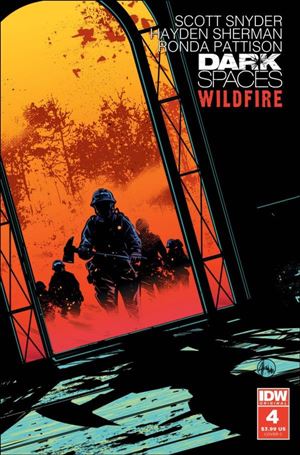 Dark Spaces: Wildfire issue 4-C Nicole Rifkin Cover