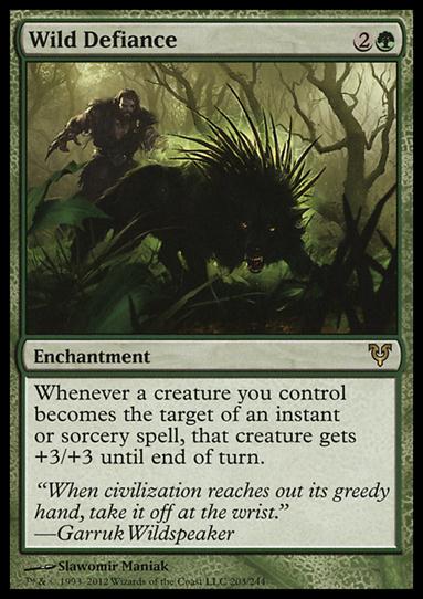 Magic the Gathering: Avacyn Restored (Base Set) card 203 Wild Defiance