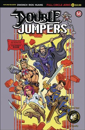Double Jumpers: Full Circle Jerks issue 4-B Daniel Jay Logan Cover