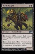 Magic the Gathering: 2010 Core Set (Base Set) card 85 Black Knight