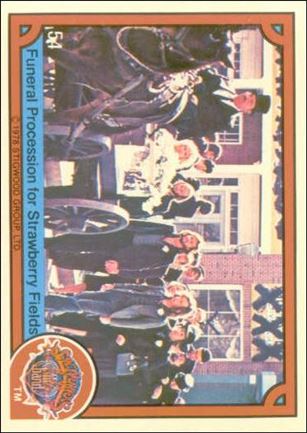 Sgt. Pepper's Lonely Hearts Club Band (Base Set) card 54 Funeral Procession for Strawberry Fields