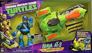 Teenage Mutant Ninja Turtles (2012) Vehicles and Playsets figure 13 Ninja AT-3 with All-Terrain Leonardo