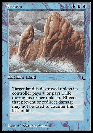 Magic the Gathering: The Dark (Base Set) card 26 Erosion