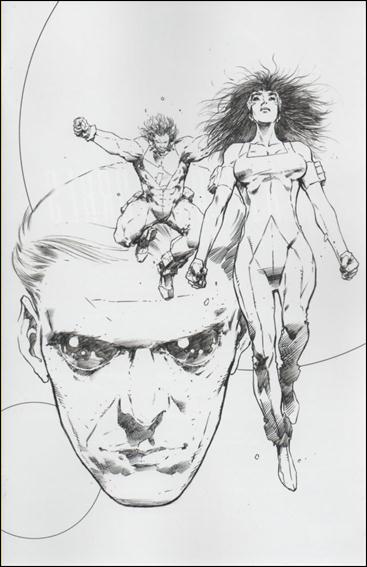 Hypernaturals issue 1-F Trevor Hairsine 1:25 Virgin Sketch Cover