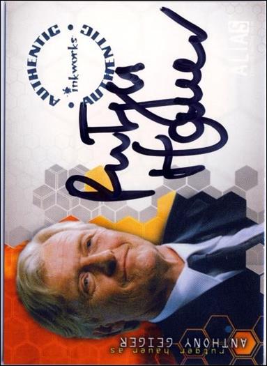 Alias: Season Two (Autograph Subset) card A16 Rutger Hauer as Anthony Geiger