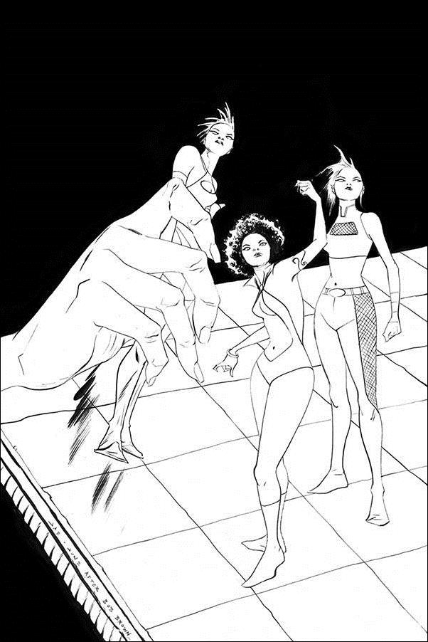 Sacred Six issue 3-P Jae Lee 1:40 Black & White Virgin Cover