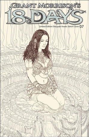 18 Days issue 7-C Mukesh Singh Draupadi Awaits Sketch Cover 1/1000